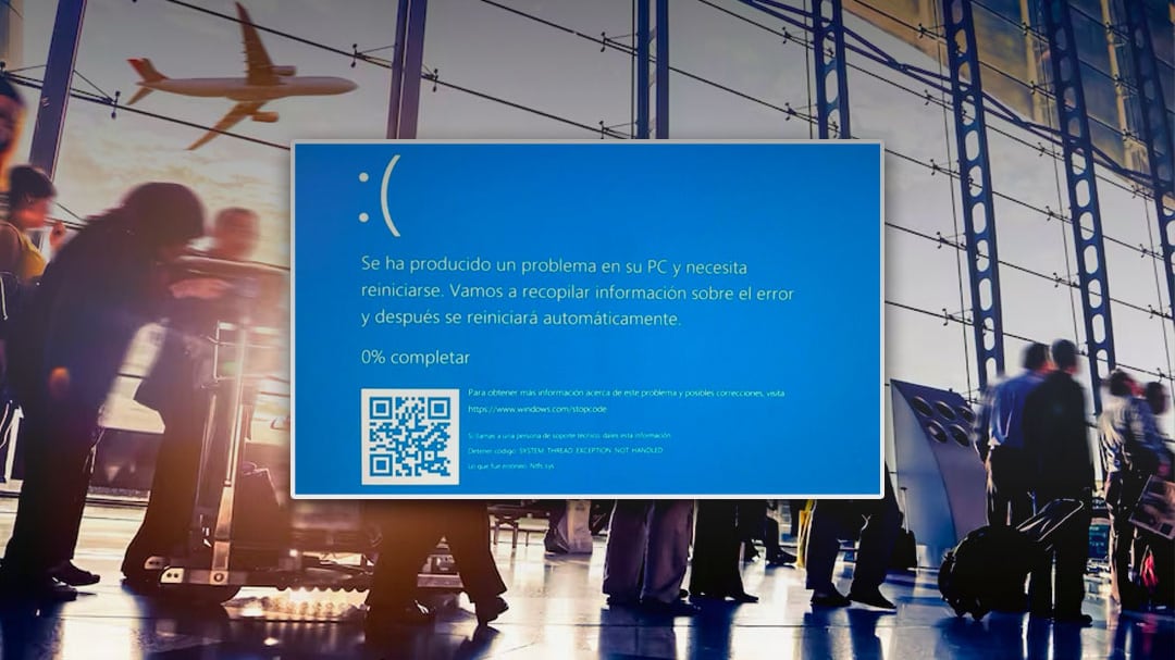 Lista completa de aeropuertos en México afectados por falla de Microsoft