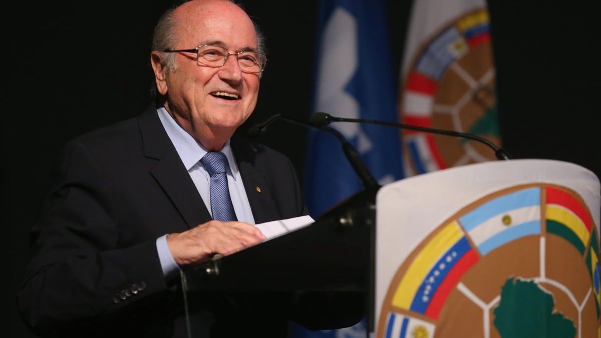 Joseph Blatter en su época de presidente de la FIFA.