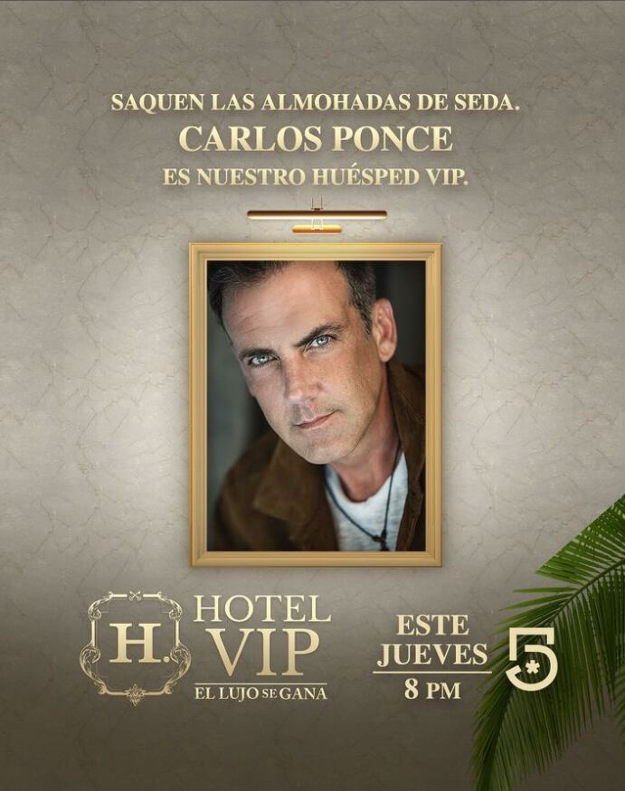 Carlos Ponce en Hotel VIP