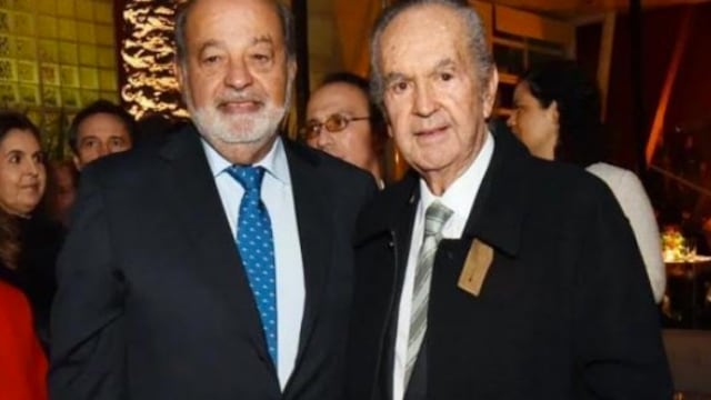 Carlos Slim y Alberto Baillères González