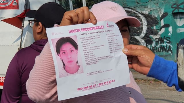 Protesta por desaparición de Yaretzi