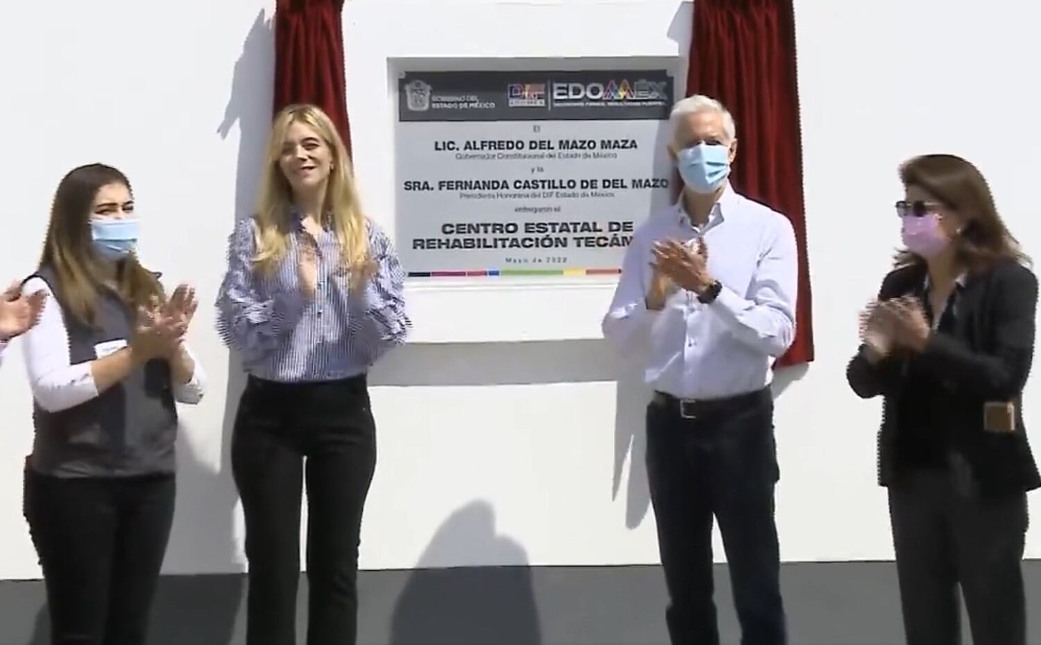 Alfredo del Mazo inaugura Centro de Rehabilitación