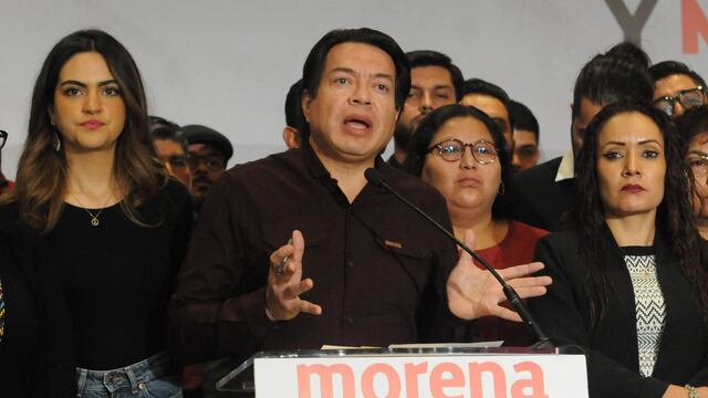 Mario Delgado, presidente nacional de Morena, anunció que denunciará ante el INE al Partido Acción Nacional por proteger a García Luna y buscará que se les retire el registro.