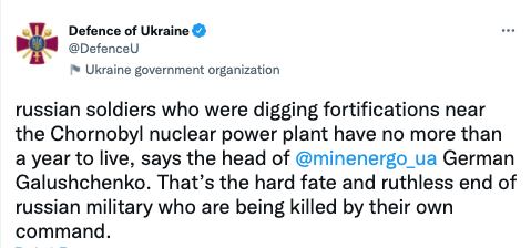Soldados rusos que invadieron Chernobyl solo les queda un año de vida