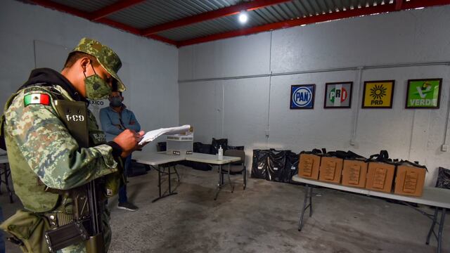 Resguardo del material electoral