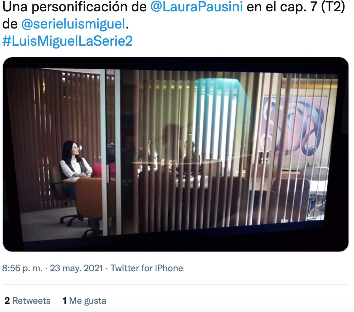 Laura Pausini en 'Luis Miguel, la serie'