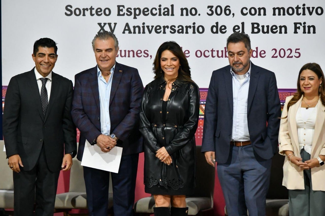 Lotería Nacional lanza cachito especial por el XV aniversario de El Buen Fin 2025.