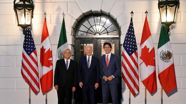 Presidentes de México, Estados Unidos y Canadá