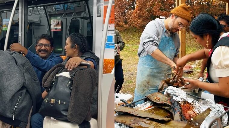 Va a cocinar barbacoa en horno de tierra a Japón desde Oaxaca