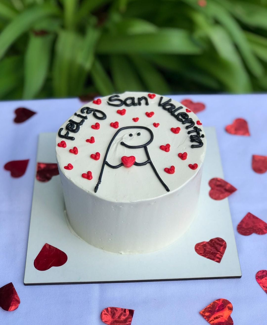 Mini pastel para el 14 de febrero