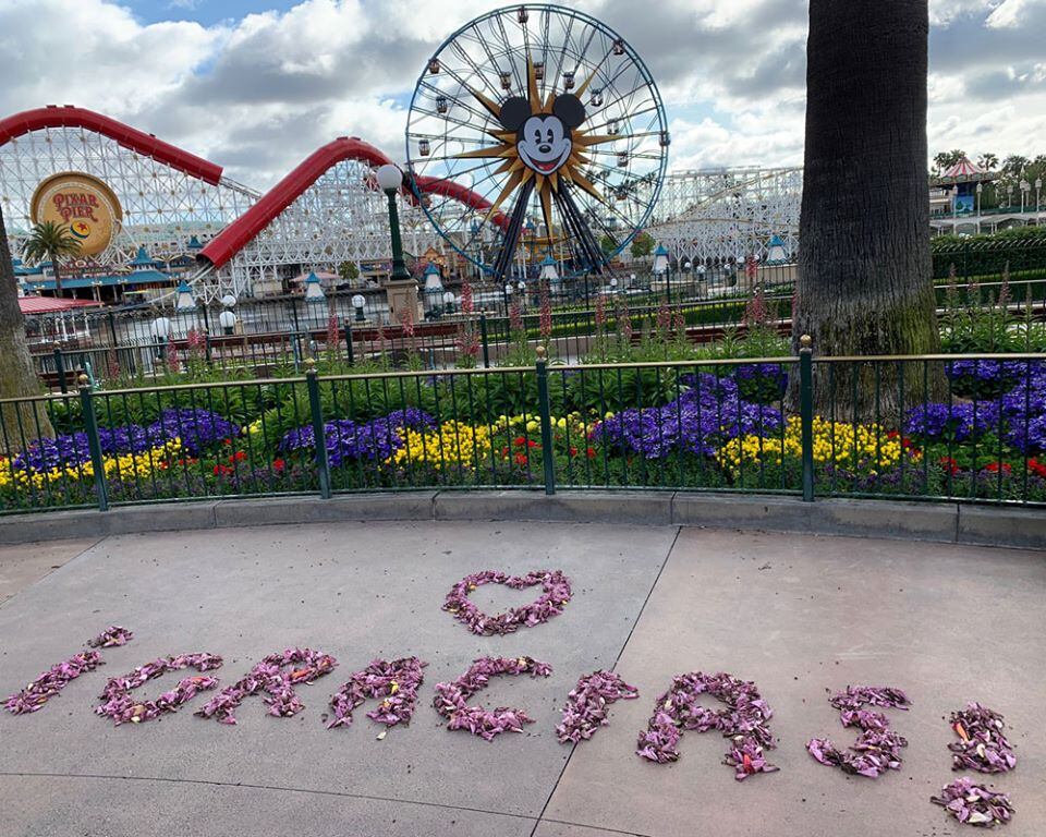 Agradecimiento Disney Parks