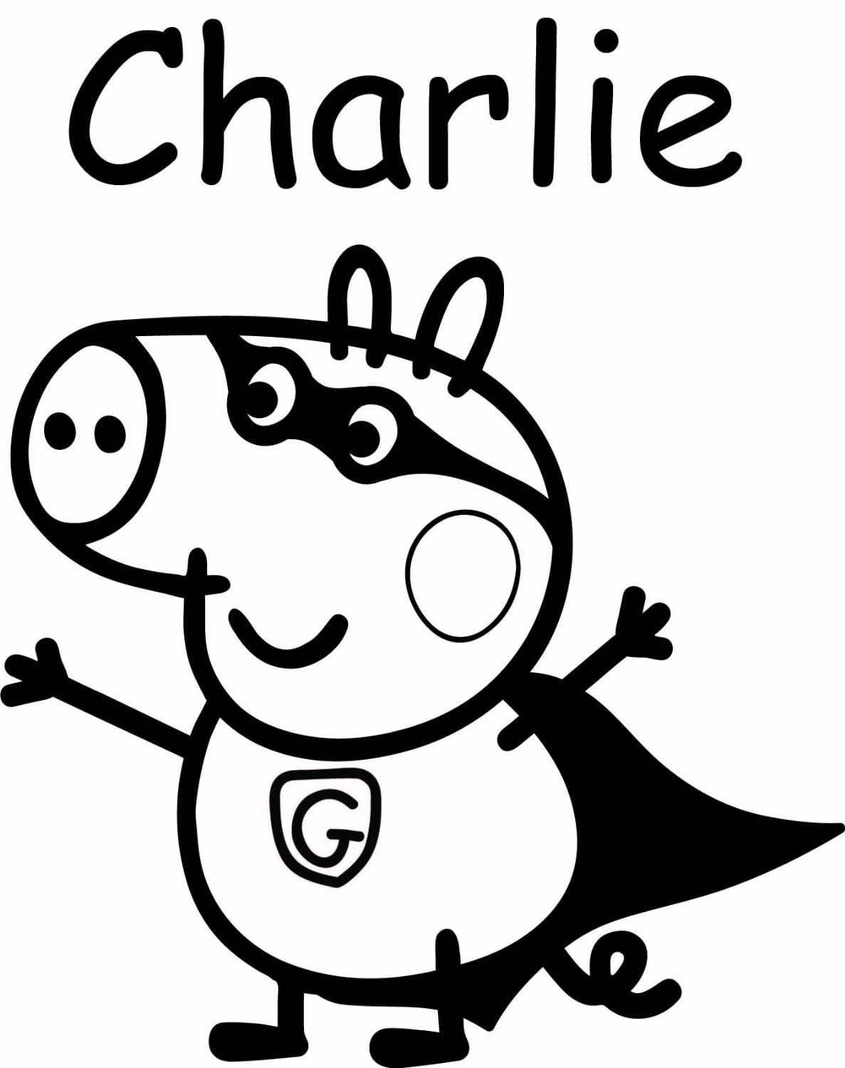 Dibujos de Peppa Pig para colorear en el Día del Niño