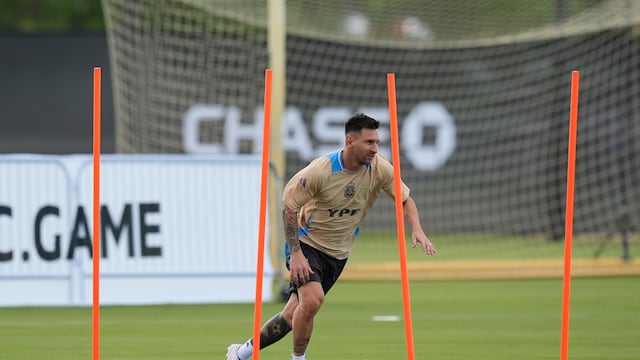 Lionel Messi con Argentina