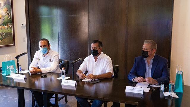 Jaime Rodríguez, Manuel de la O y Roberto Russildi.