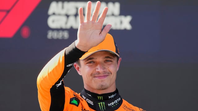 Lando Norris se lleva la pole position en la clasificación del GP de Austria 2025.