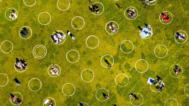 Círculos de distanciamiento social