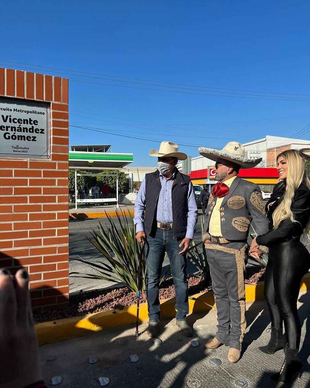 Vicente Fernández Jr y Salvador Zamora en Circuito Metropolitano Vicente Fernández