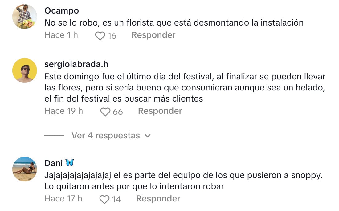 Snoopy del Festival de las Flores 2025 en Polanco