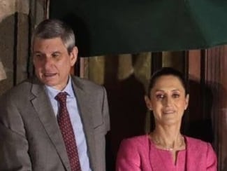 Claudia Sheinbaum y Jesús María Tarriba Unger