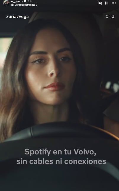 Alberto Guerra promociona comercial de Zuria Vega en medio de rumores de separación