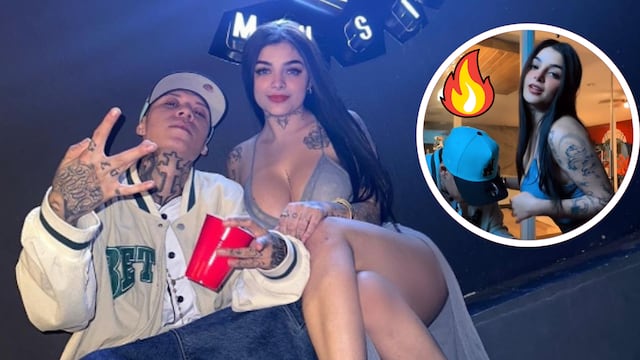 ¿Qué pasa entre Santa Fe Klan y Karely Ruiz? Recibió un sensual baile de la modelo.