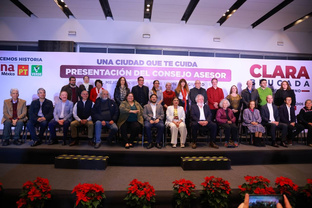 Clara Brugada presentó a los perfiles de su consejo asesor rumbo a las Elecciones 2024
