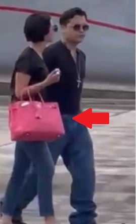 Christian Nodal le dio bolso de 860 mil pesos de regalo a Ángela Aguilar.