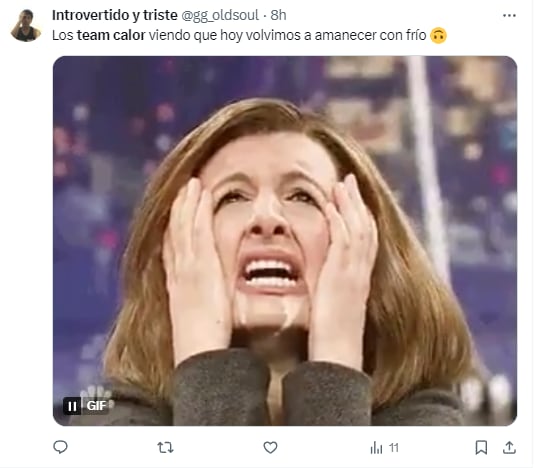 Memes por las altas temperaturas