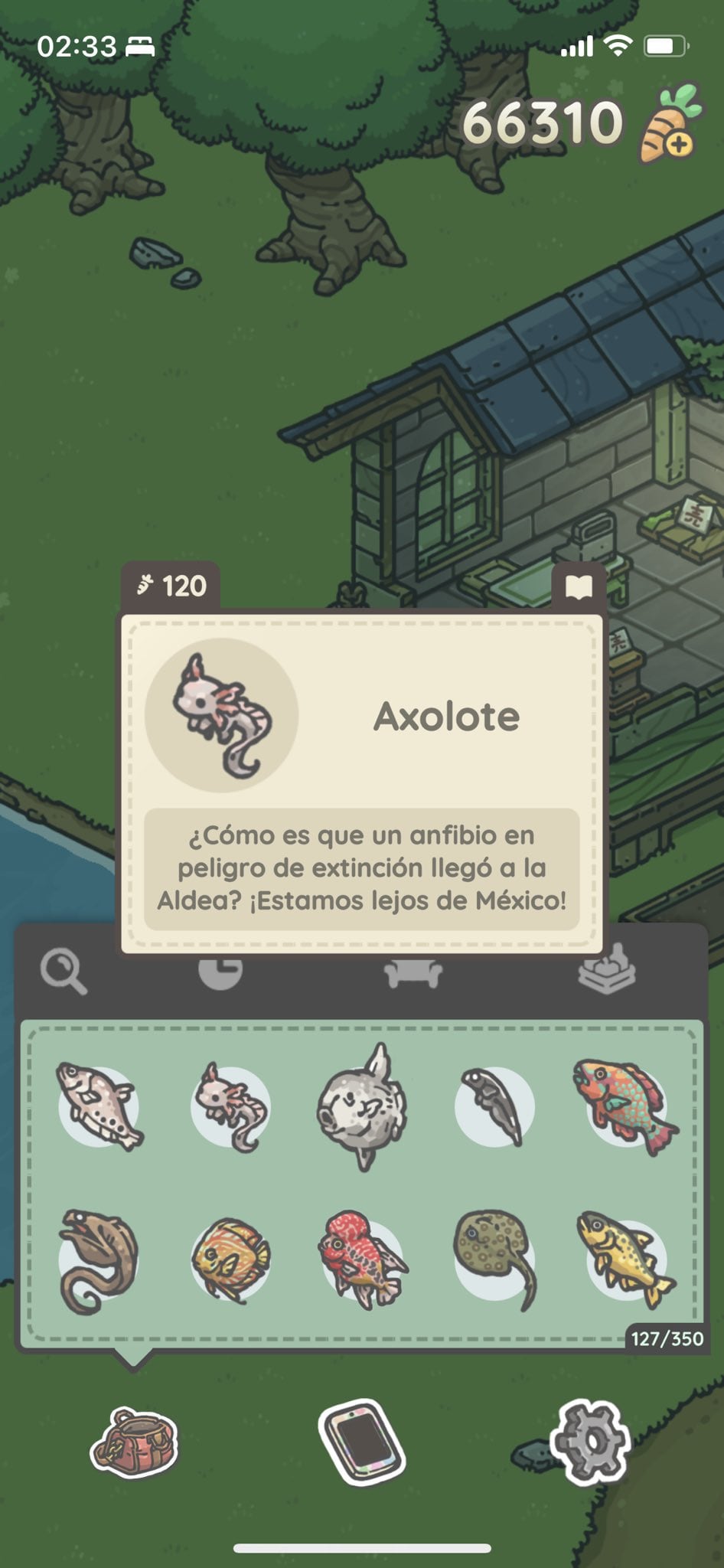 ¿Para qué sirve el ajolote en Tsuki Odyssey?