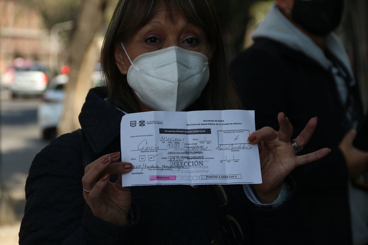 Prueba de Covid-19 en la CDMX