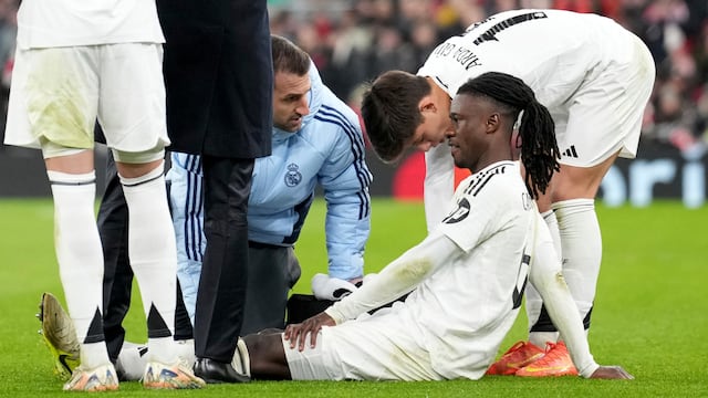 Eduardo Camavinga con el Real Madrid.
