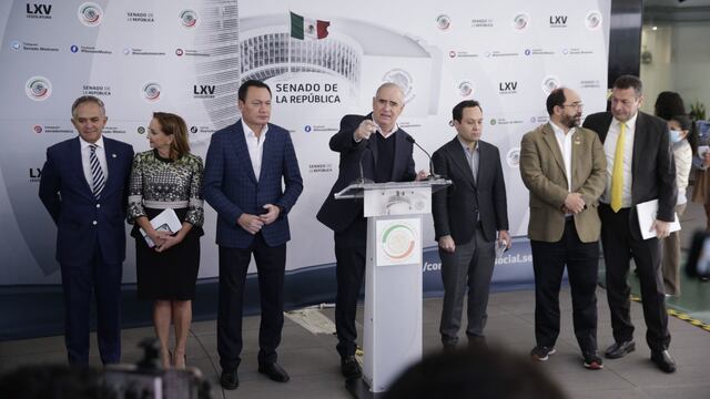 Los senadores Miguel Ángel Mancera, Claudia Ruiz Massieu, Miguel Ángel Osorio Chong, Julen Rementería, Clemente Castañeda y Emilio Álvarez Icaza, advirtieron que no se aprobará en fast track las modificaciones a leyes secundarias del INE.