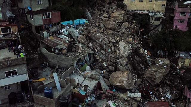 Desgajamiento en el Cerro del Chiquihuite