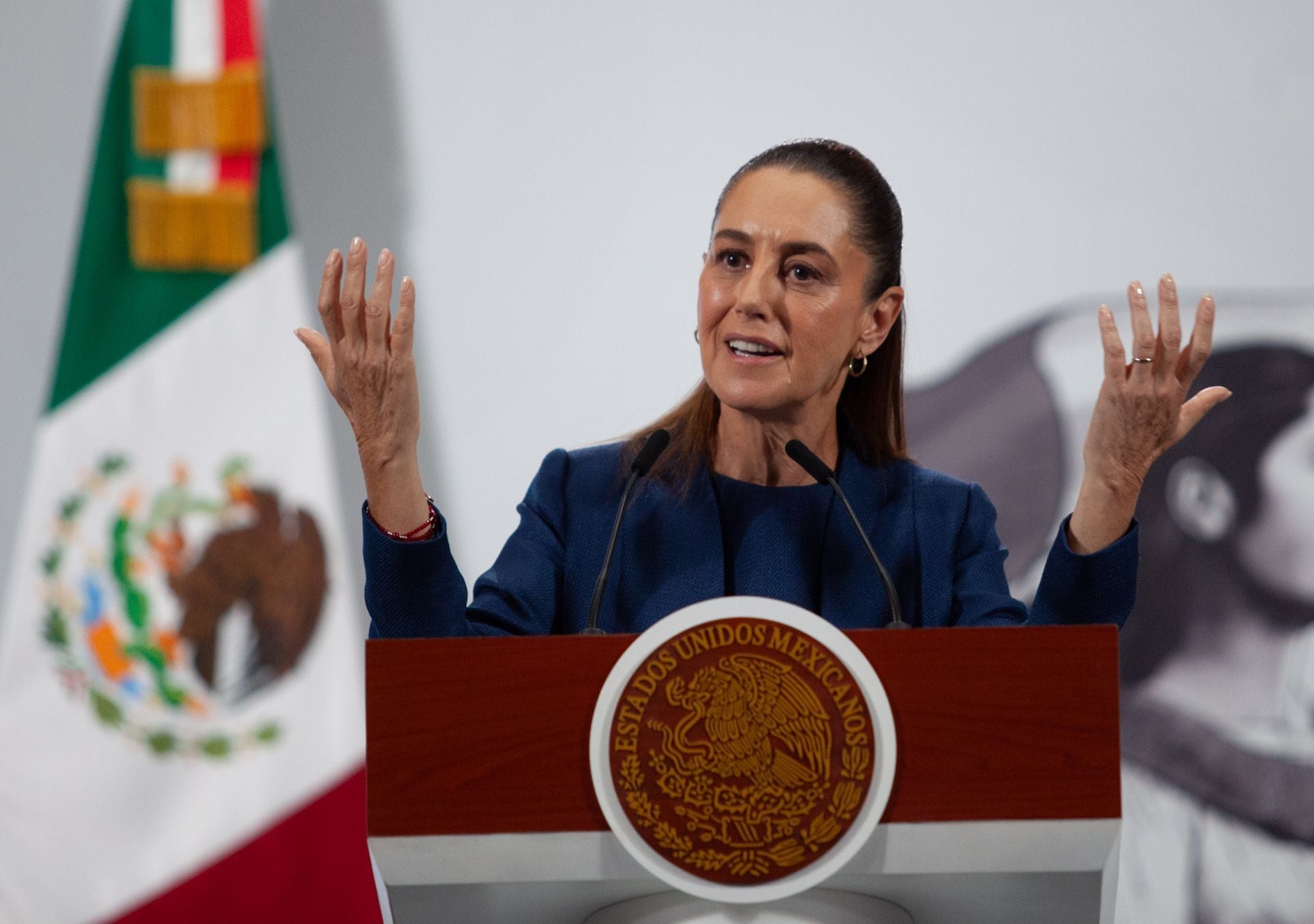 Claudia Sheinbaum dijo que Rosa Icela Rodríguez no envió mensaje con dedicatoria a Adán Augusto López en el Senado