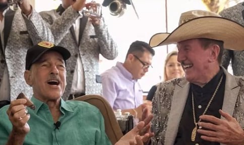 Andrés García fue visitado por Germán Lizarraga