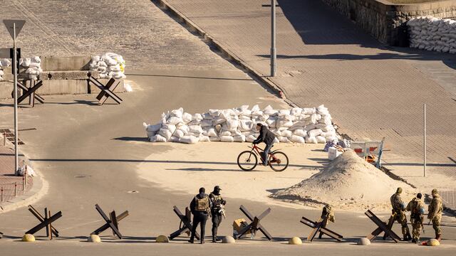 Soldados de Ucrania en guerra contra Rusia