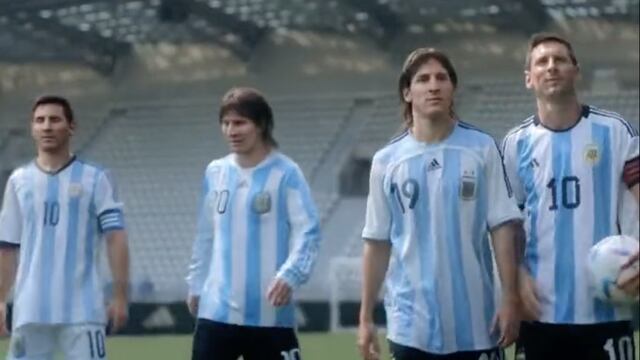 Lionel Messi en el comercial de Adidas