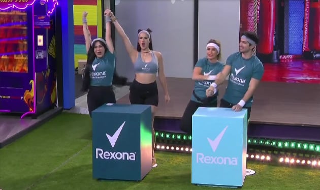 Rexona patrocinando La Casa de los Famosos México 2024