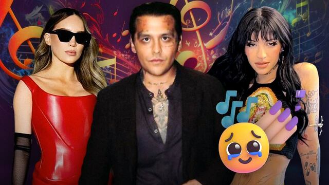 Belinda, Cazzu y Christian Nodal