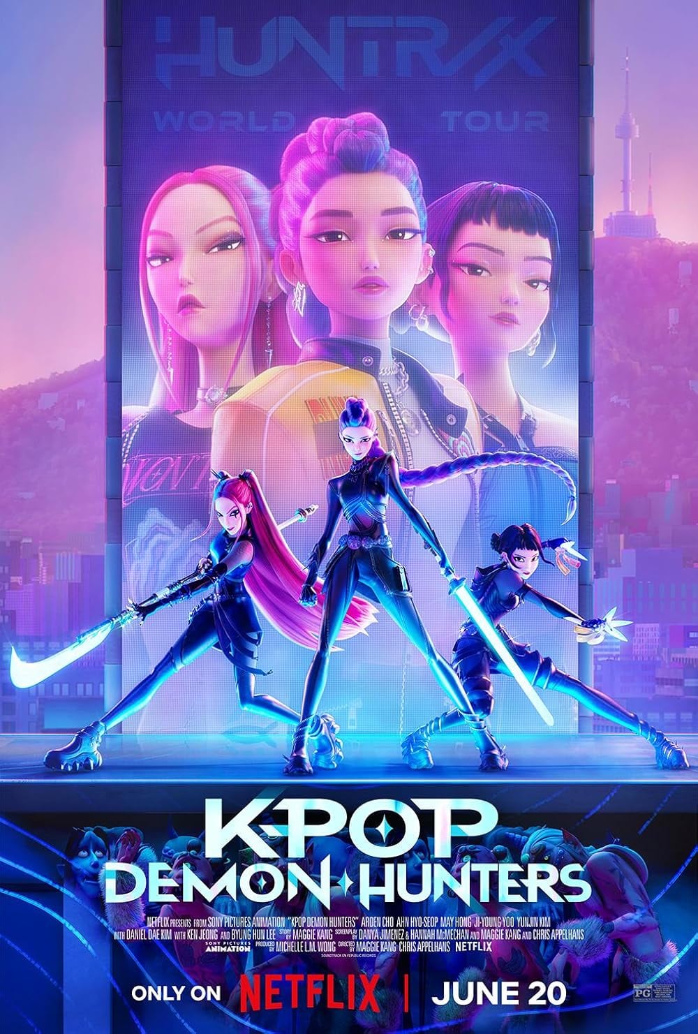 Las guerreras K-pop de Netflix
