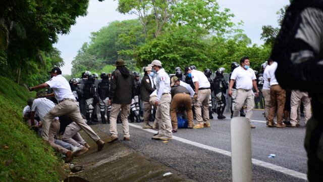 Agresiones contra migrantes en Chiapas