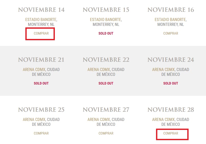 Así puedes comprar boletos para Luis Miguel desde su página oficial.