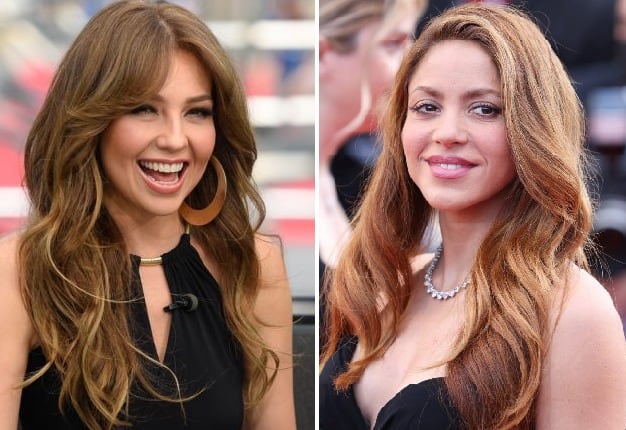 Thalía y Shakira.