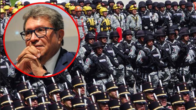 Ricardo Monreal defiende a la Guardia Nacional