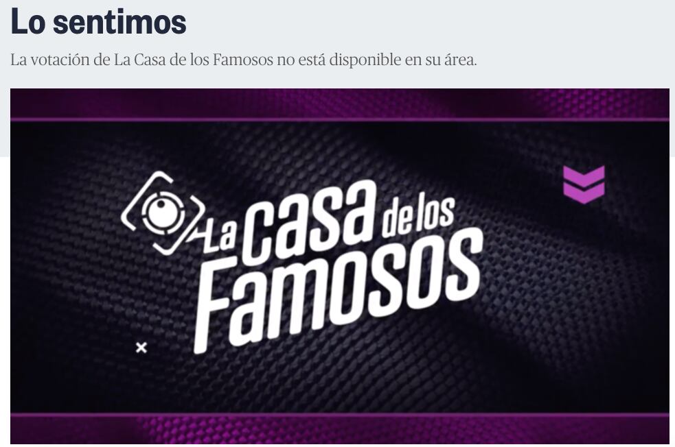 ¿Puedo votar por mi participante favorito de La Casa de los Famosos 2024 desde México?