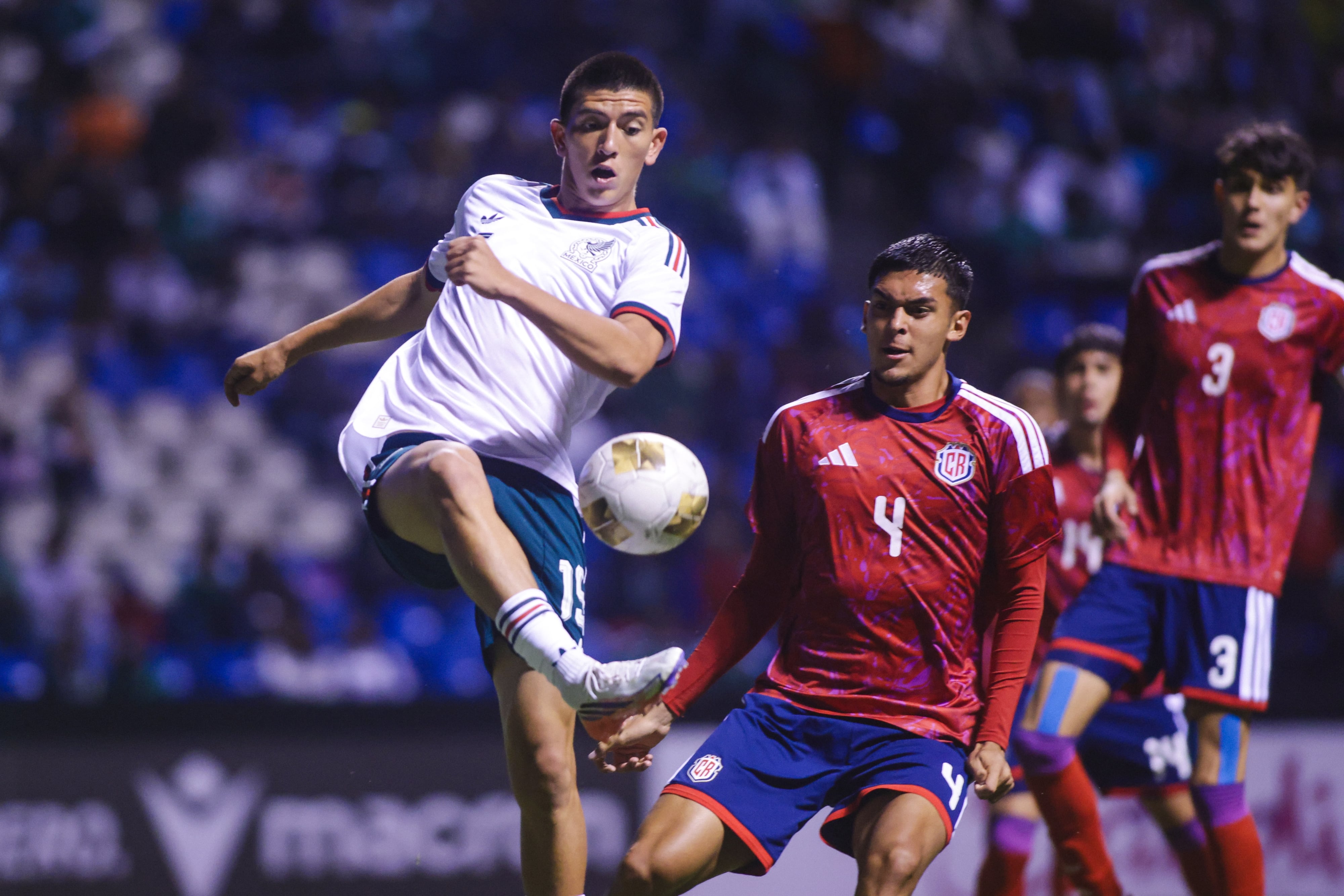 México se midió a Costa Rica en su segundo partido del Premundial Sub-20.