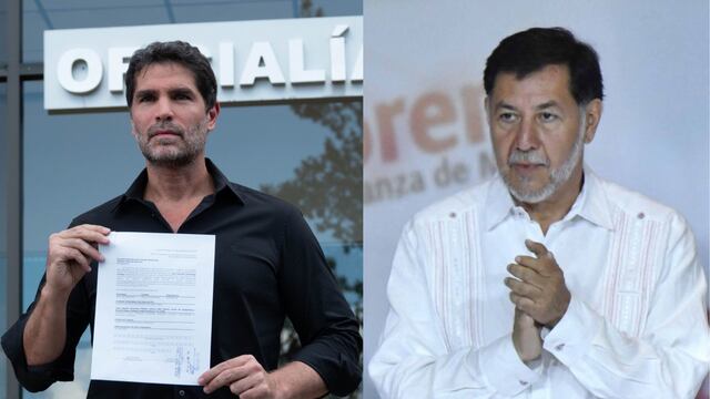 Eduardo Verástegui y Gerardo Fernández Noroña