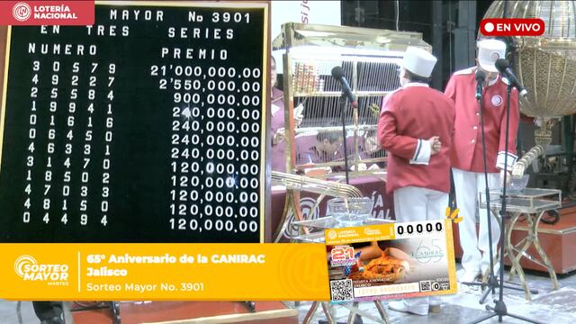 Resultados Sorteo Mayor 3901 de Lotería Nacional en vivo: ganadores de hoy 19 de septiembre