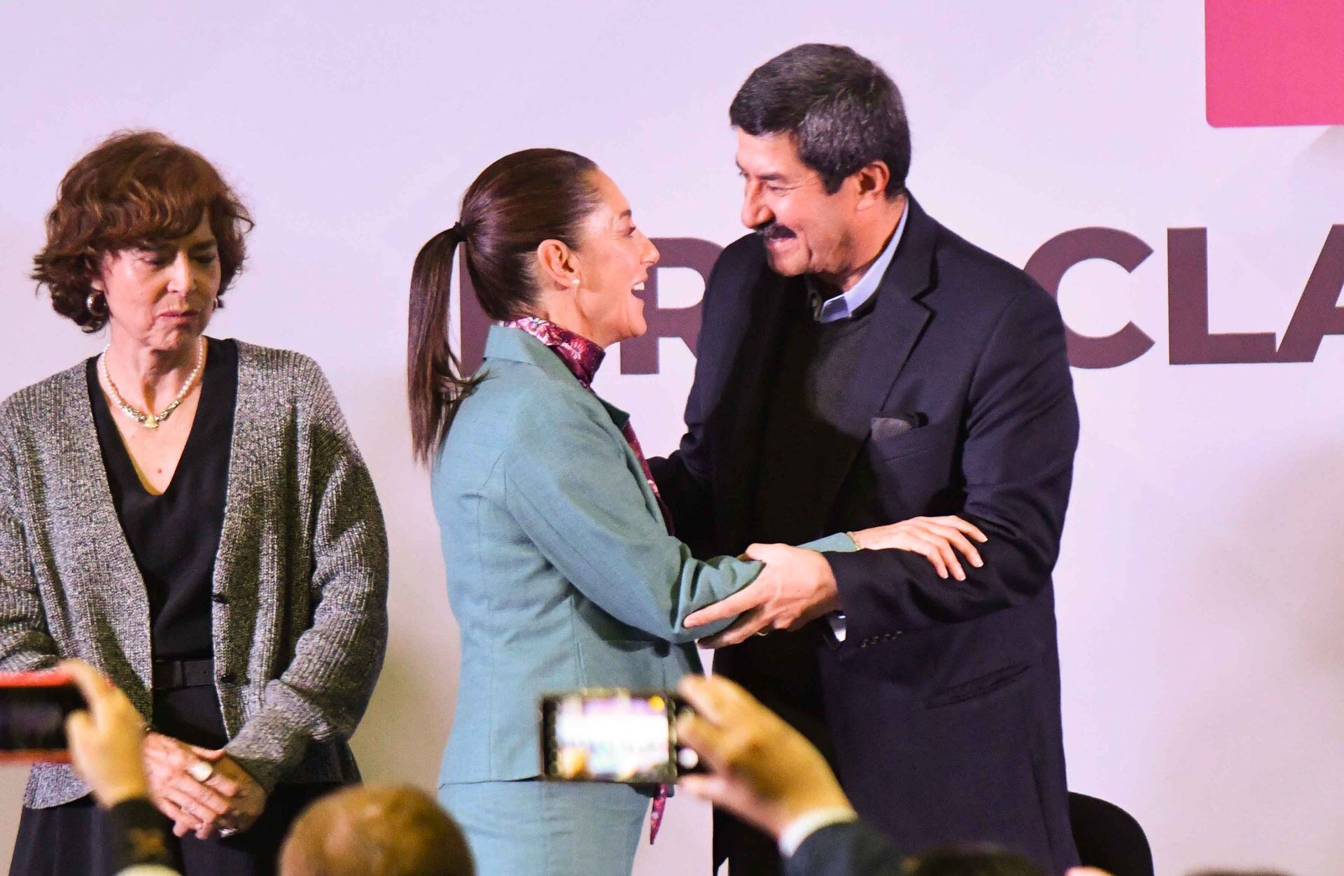 Claudia Sheinbaum y Javier Corral