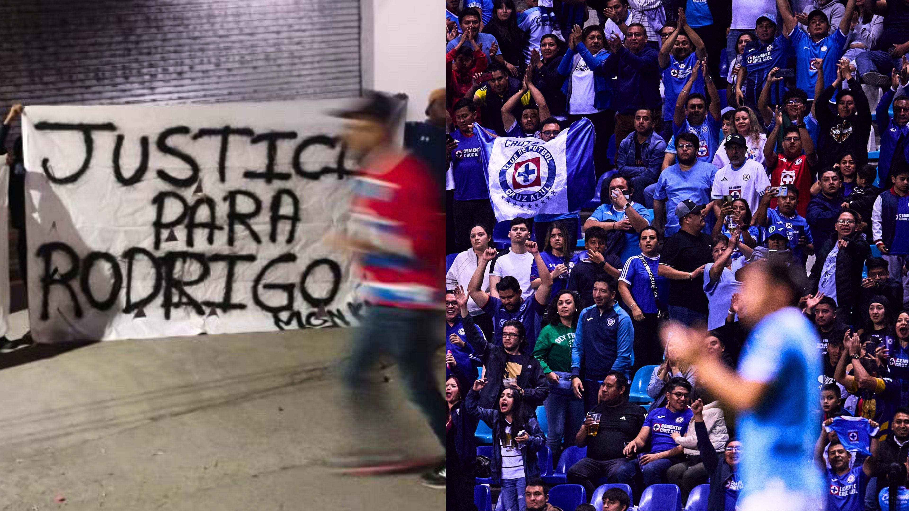 Fans de Cruz Azul protestan en la FGJ por la muerte de un aficionado tras el partido ante Rayados